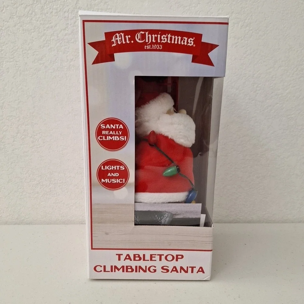 MR. CHRISTMAS Tabletop Climbing Santa  17
